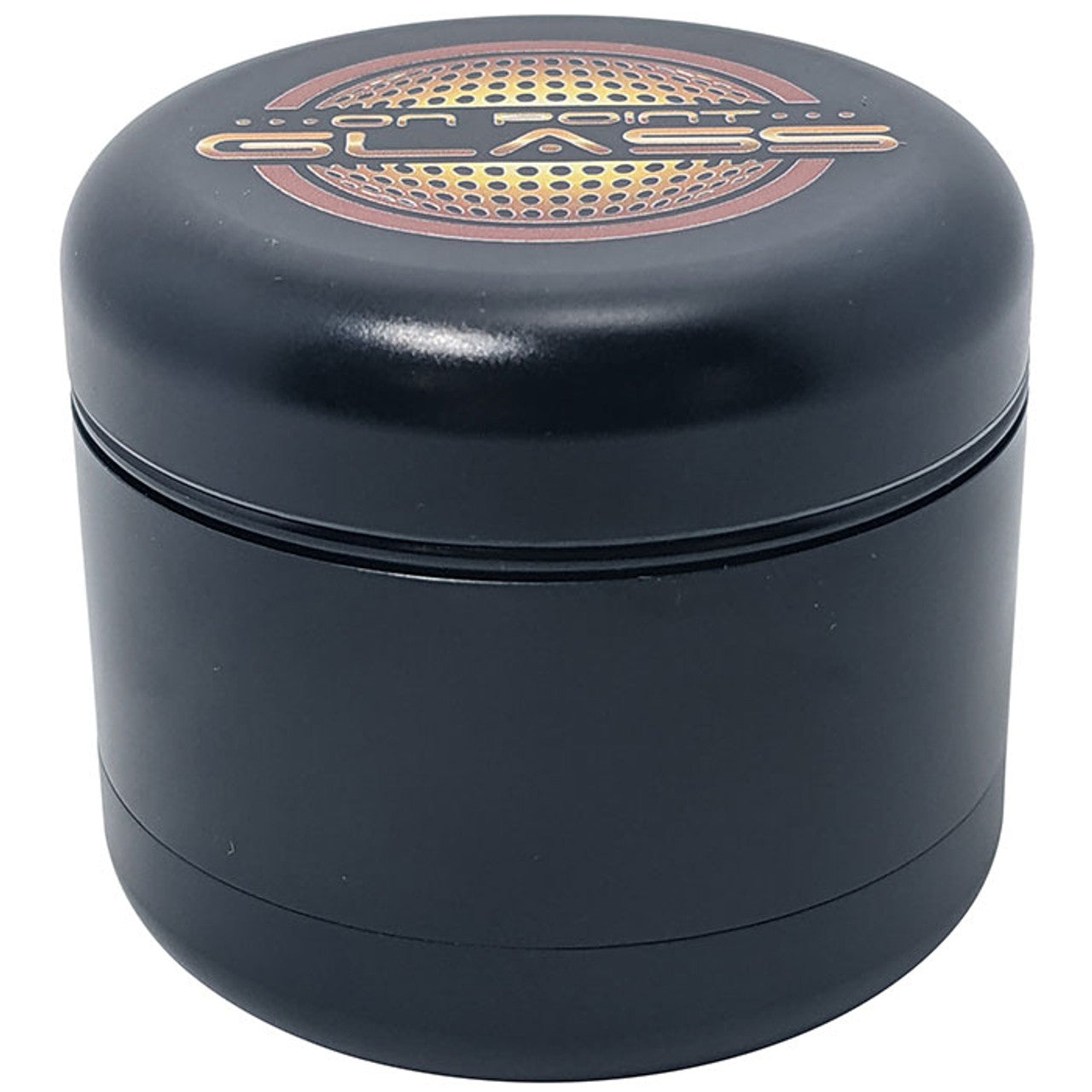 On Point Glass - 2.2" 4 Part Aluminum Grinder - Black