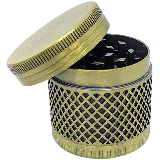 1.6" 4 Part Zinc Alloy Grid Grinder - Assorted