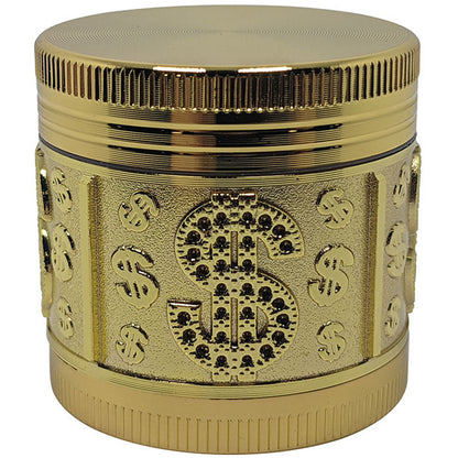 1.6" 4 Part Zinc Alloy USD Grinder - Gold