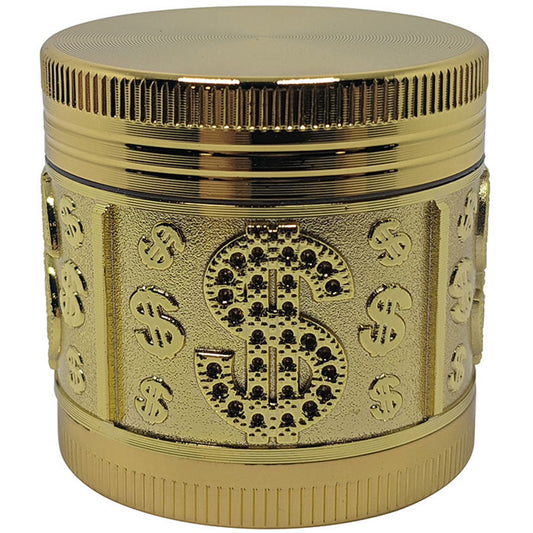 1.6" 4 Part Zinc Alloy USD Grinder - Gold