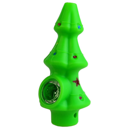 Silicone Xmas Tree Hand Pipe