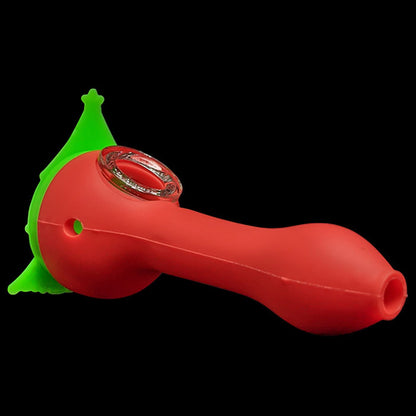 Silicone Xmas Tree Spoon Hand Pipe