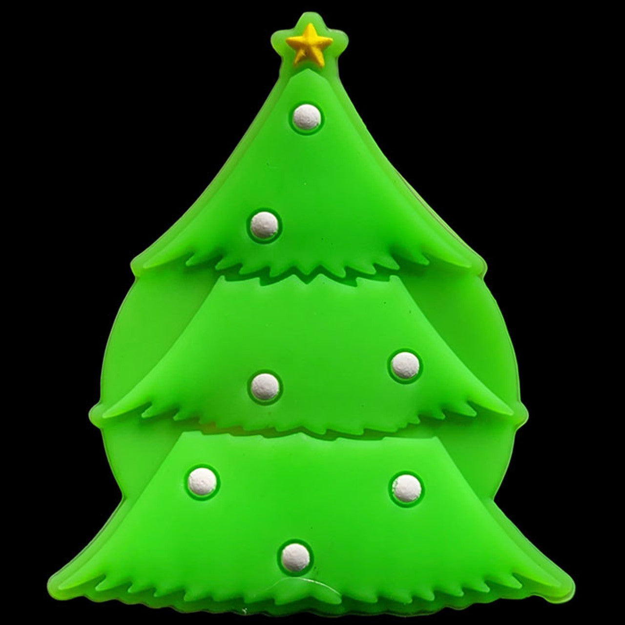 Silicone Xmas Tree Spoon Hand Pipe