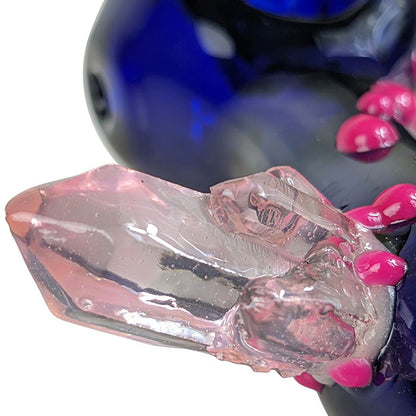 4" Crystal Cluster Spoon Hand Pipe