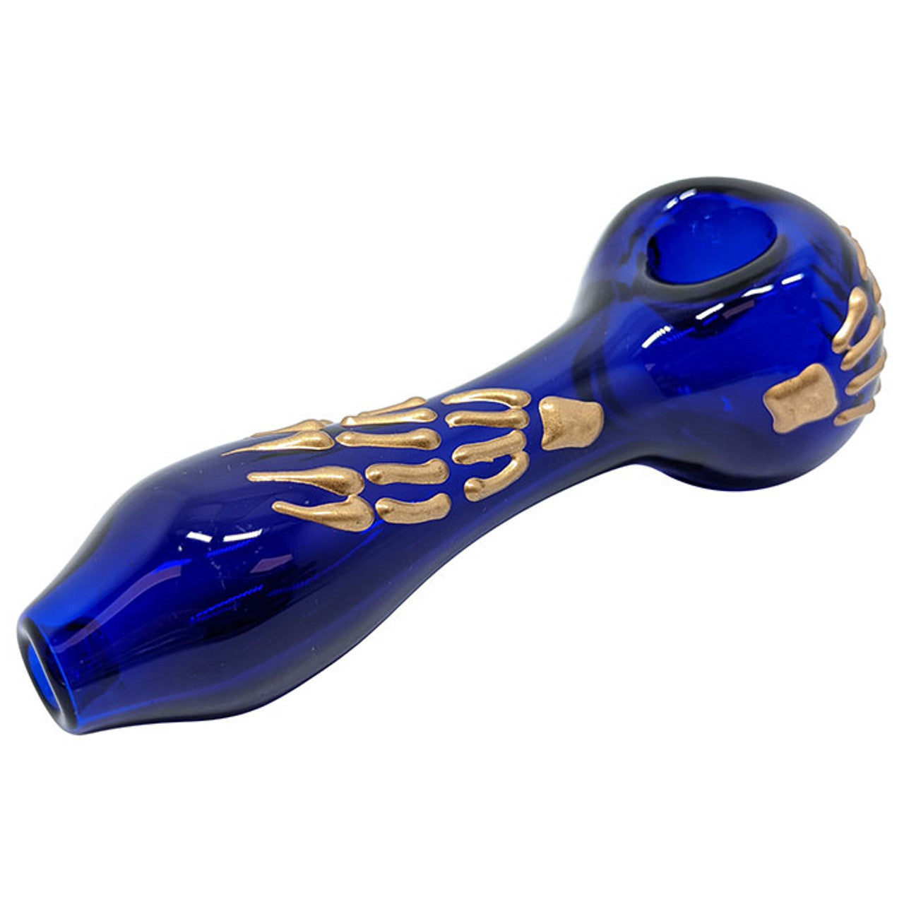 4.5" Skelly Hand Spoon Hand Pipe