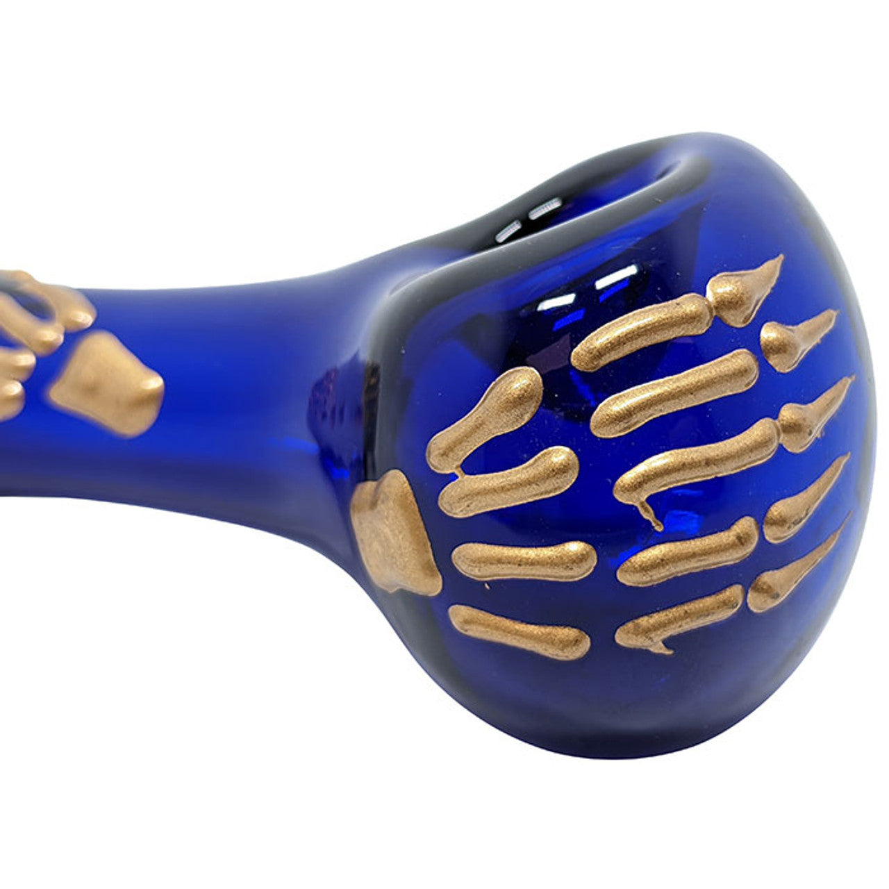 4.5" Skelly Hand Spoon Hand Pipe