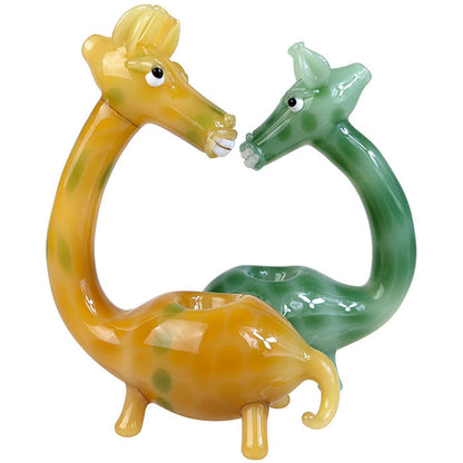 6.3" High Grade Giraffe Hand Pipe - 2 Pack