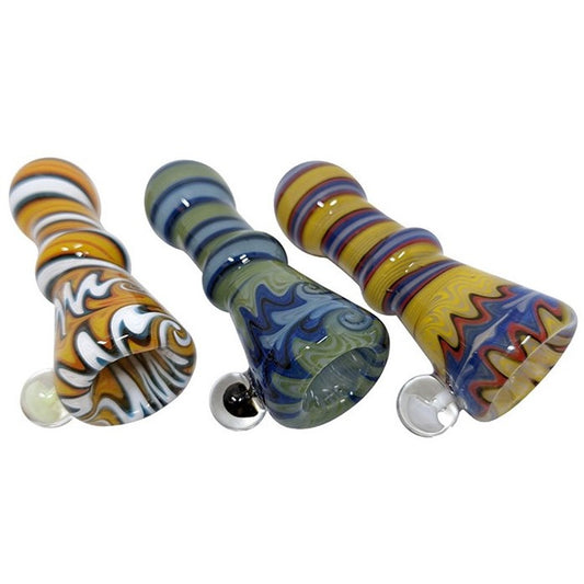 3" High Grade Reversal Work Chillum Hand Pipe