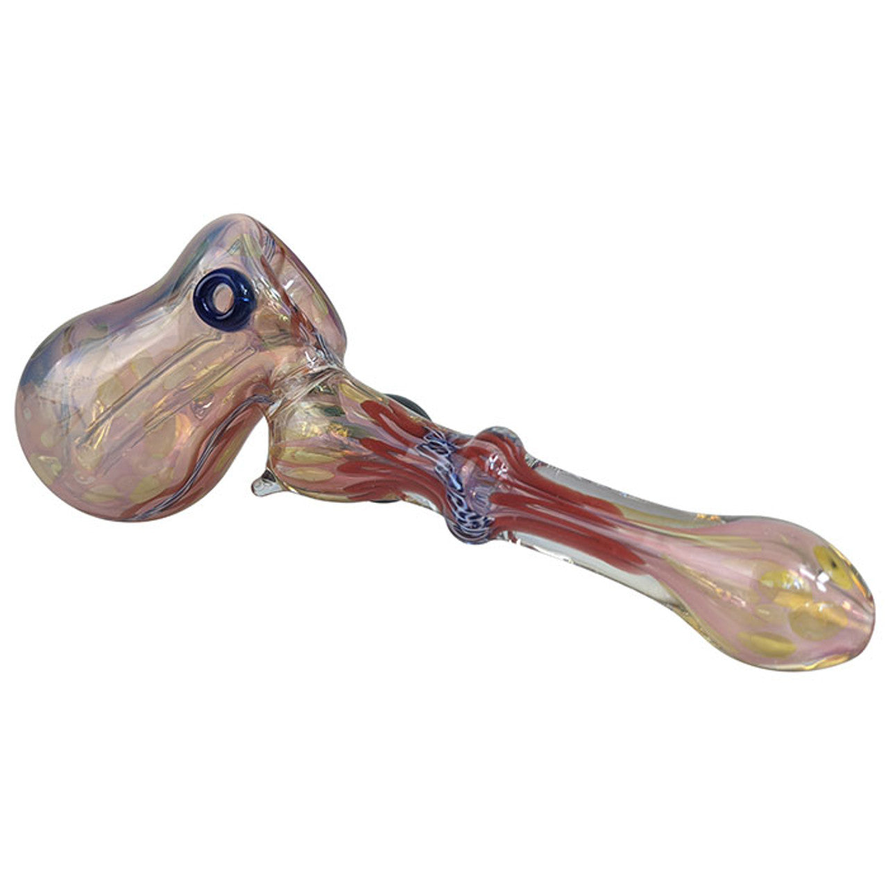 6" High Grade Dicro Handle Hammer Bubbler Hand Pipe