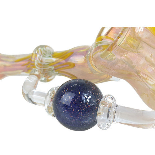 6" High Grade Dicro Handle Hammer Bubbler Hand Pipe