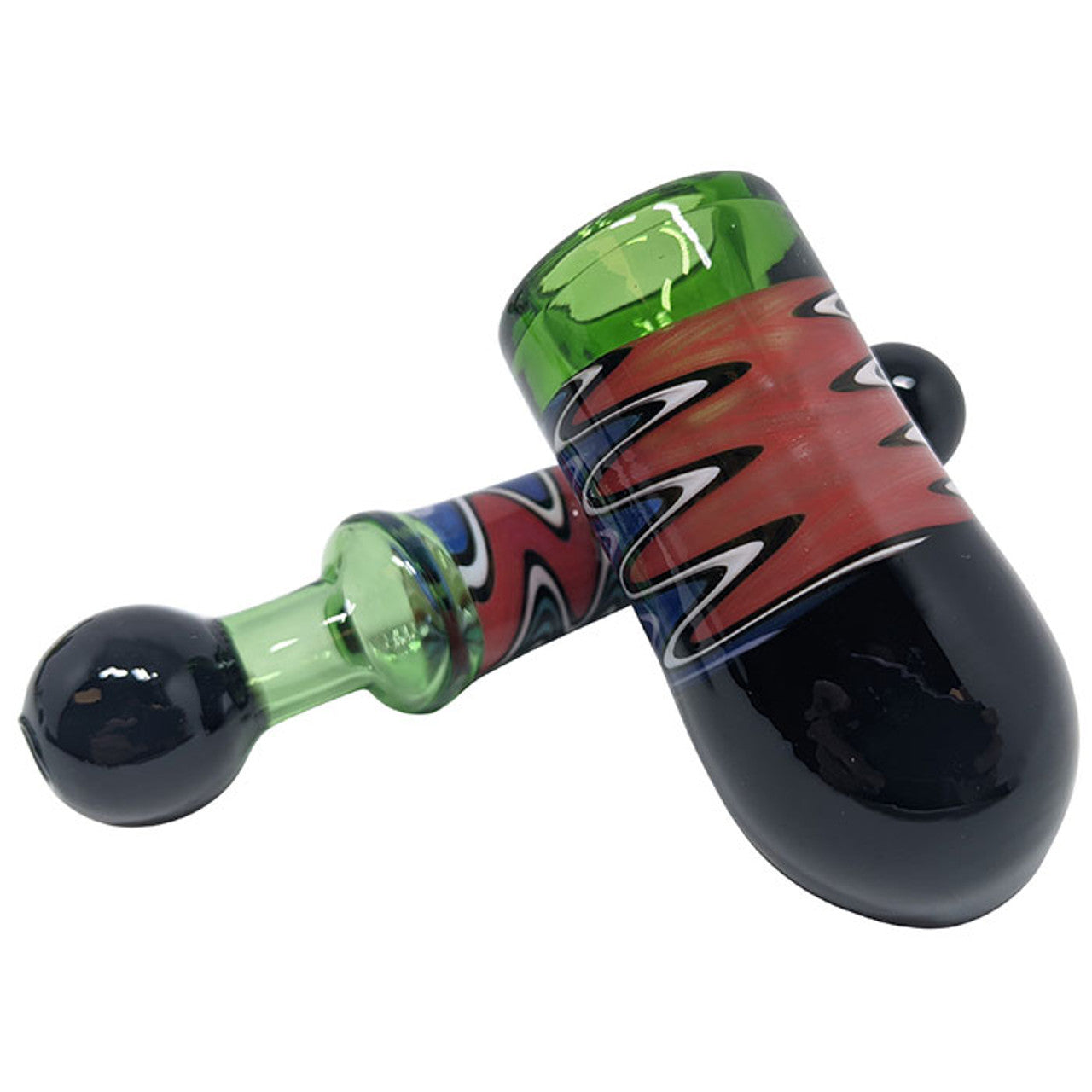 5" Wigwag Teamwork Bubbler Hand Pipe