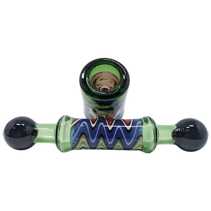 5" Wigwag Teamwork Bubbler Hand Pipe