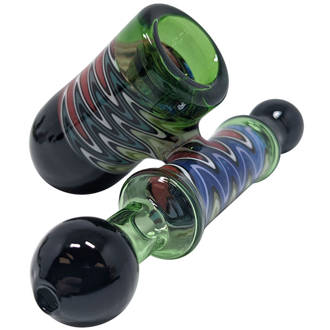 5" Wigwag Teamwork Bubbler Hand Pipe