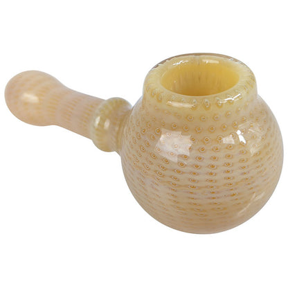 4.3" Big Bowl Silver Fumed Water Trap Spoon Hand Pipe