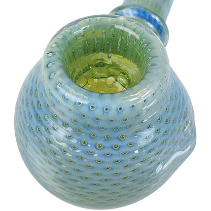 4.3" Big Bowl Silver Fumed Water Trap Spoon Hand Pipe