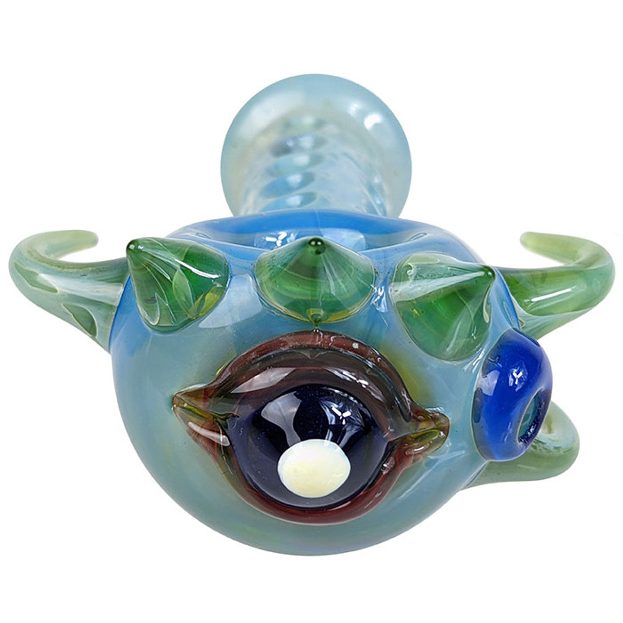 5" US Color Fumed Spikey Spoon Hand Pipe