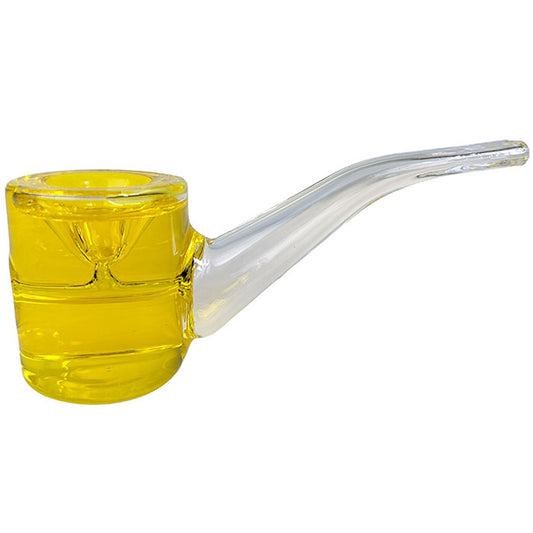 5" Glycerin Assorted Color Head Sherlock Hand Pipe