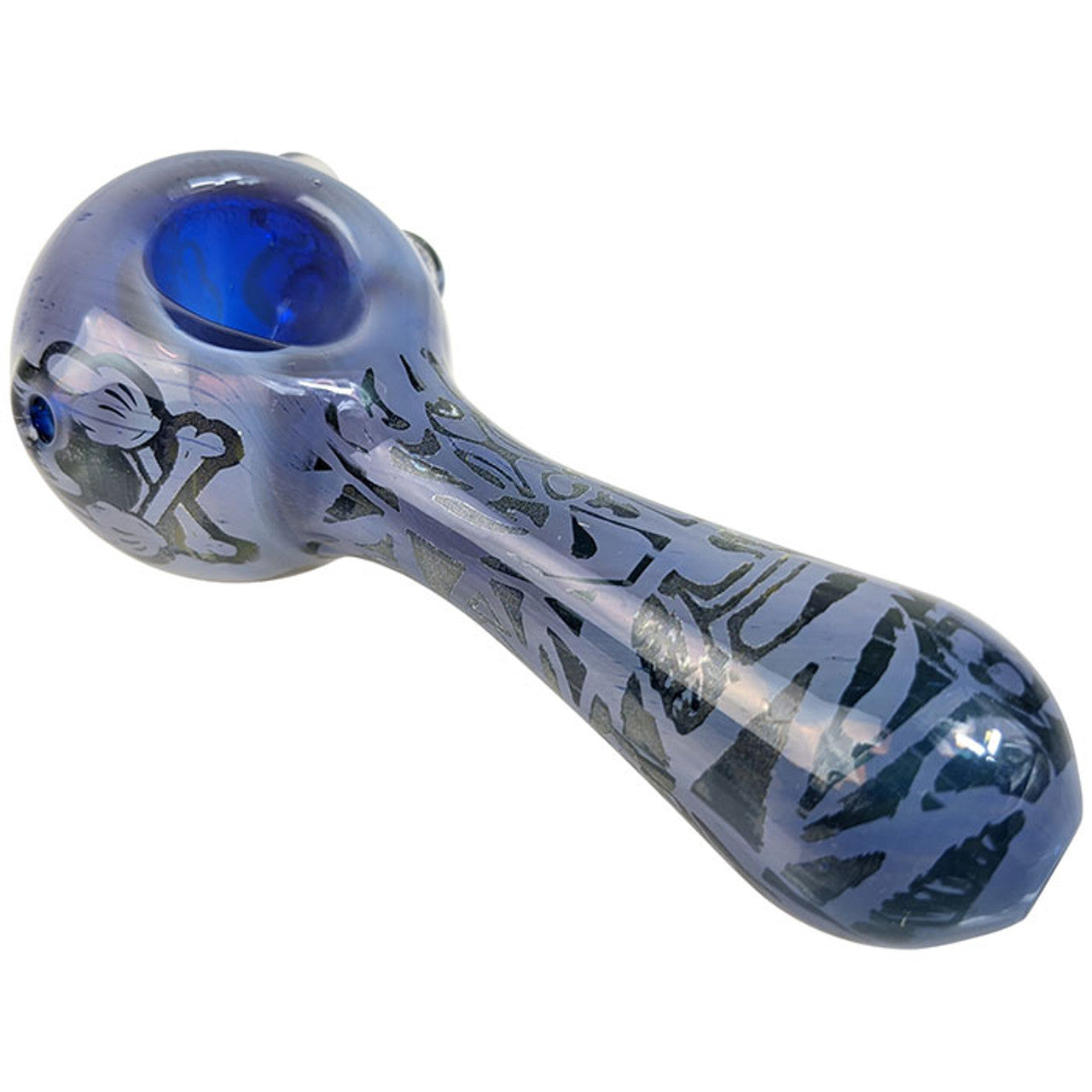 4.3" Hologram Fumed Spoon Hand Pipe