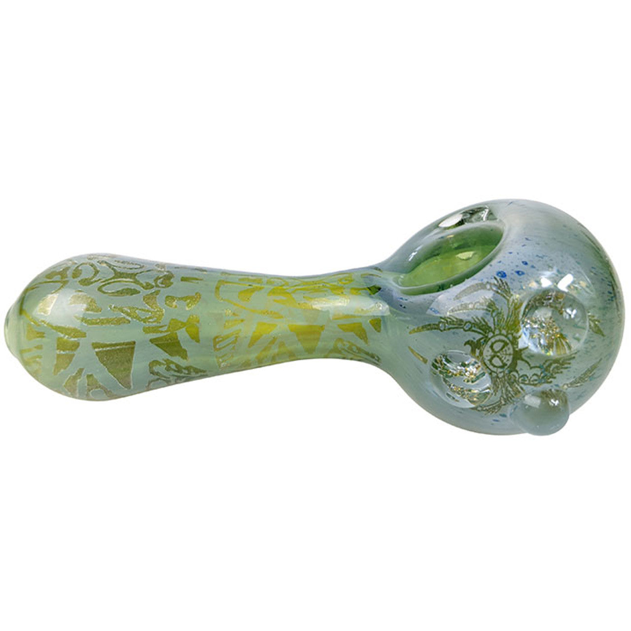 4.3" Hologram Fumed Spoon Hand Pipe