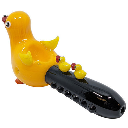 5" What The Duck Spoon Hand Pipe