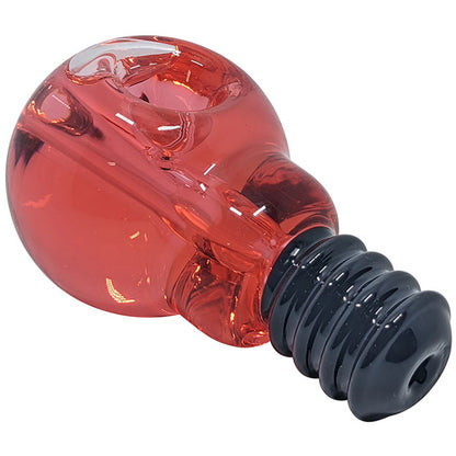 4" Glycerin Color Light Bulb Hand Pipe