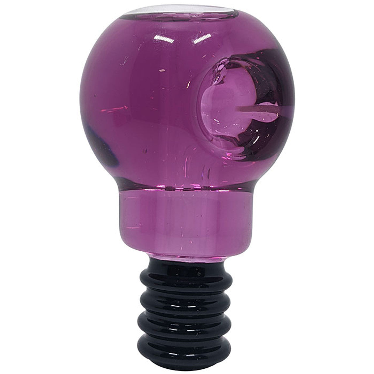 4" Glycerin Color Light Bulb Hand Pipe