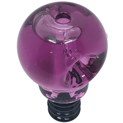 4" Glycerin Color Light Bulb Hand Pipe