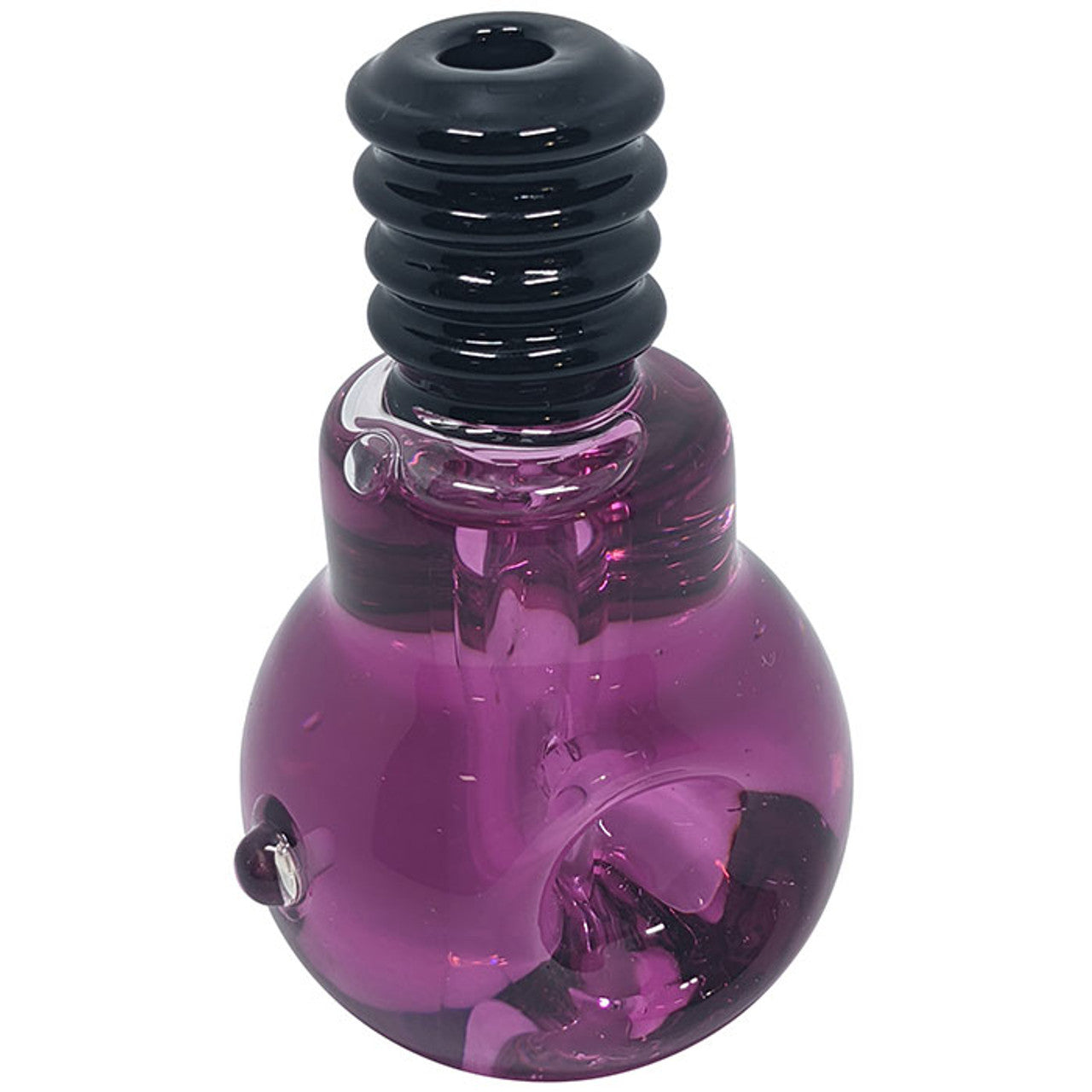 4" Glycerin Color Light Bulb Hand Pipe