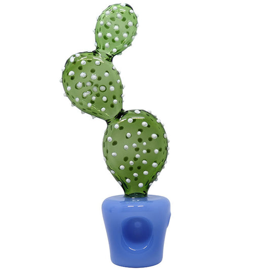 7" Prickly Cactus Pot Hand Pipe