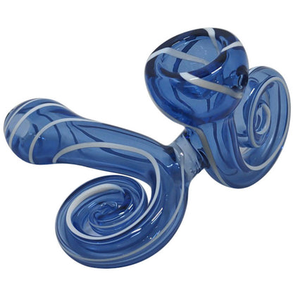 4" High Grade Butterfly Twist Spoon Hand Pipe