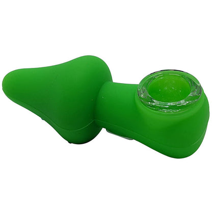 3" Silicone Happy Mushroom Hand Pipe