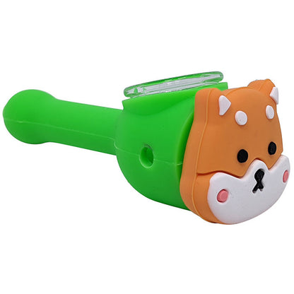 4" Silicone Doge Spoon Hand Pipe