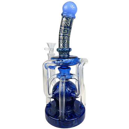 10" High Grade Design Recycler Water Pipe - with 14M Bowl