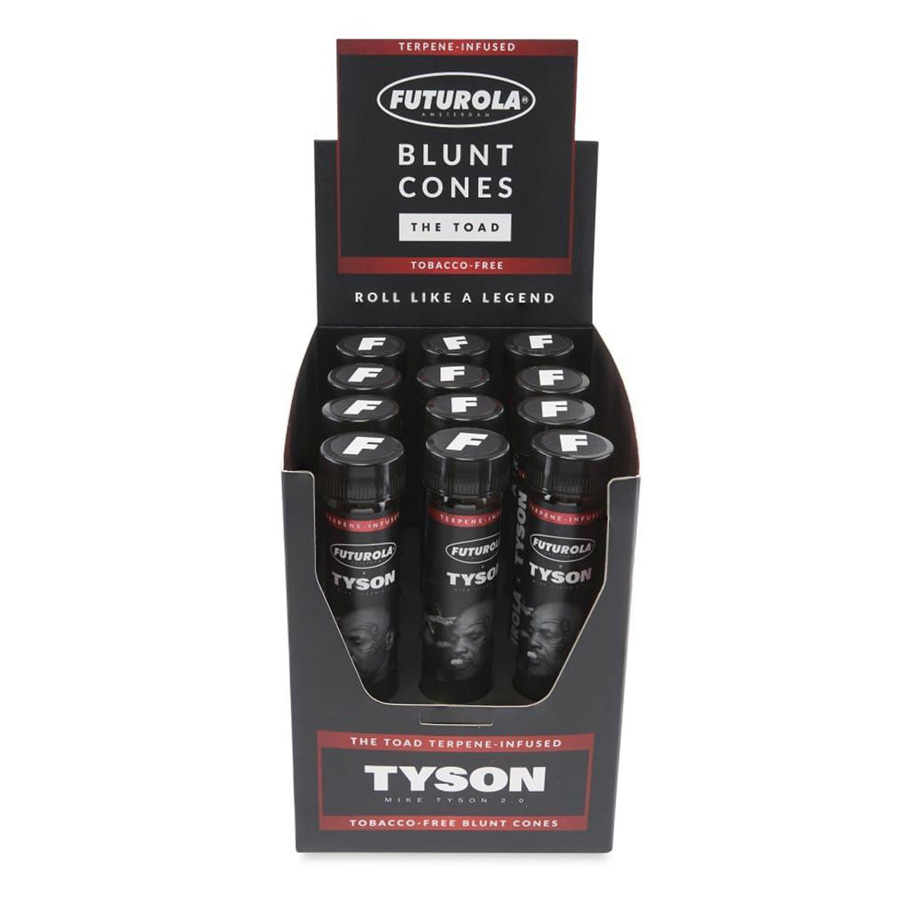 Tyson 2.0® X Futurola - Tobacco-Free Blunt Cone (1ct) - Display of 12