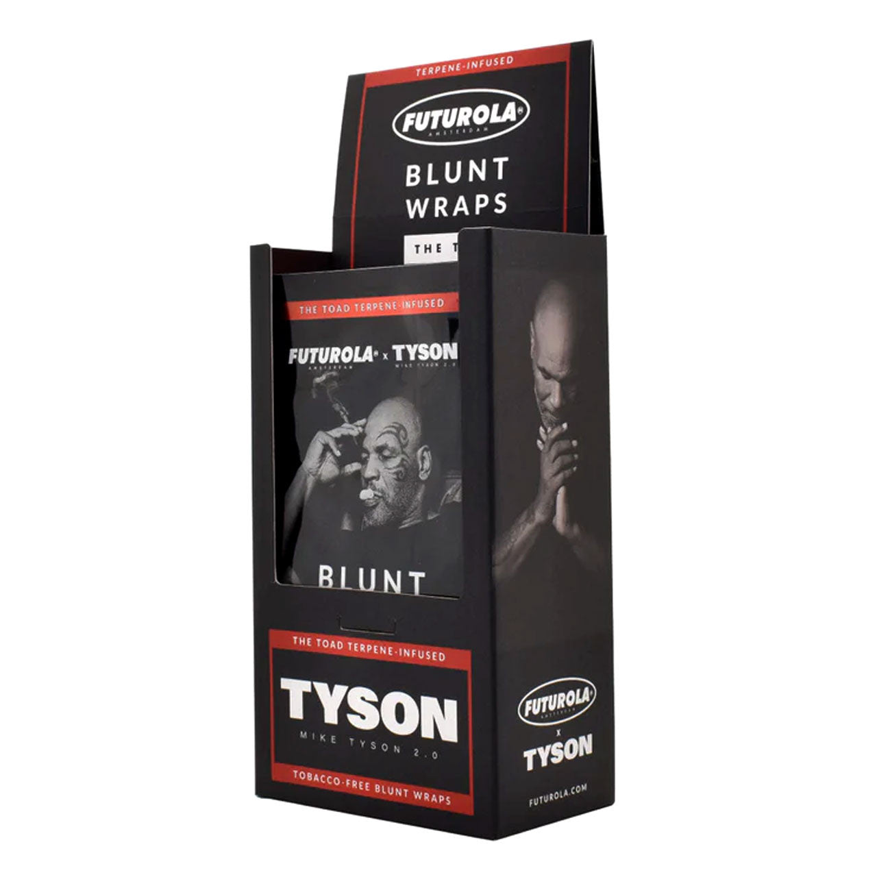 Tyson 2.0® X Futurola - Tobacco-Free Blunt Wrap (1ct) - Display of 25