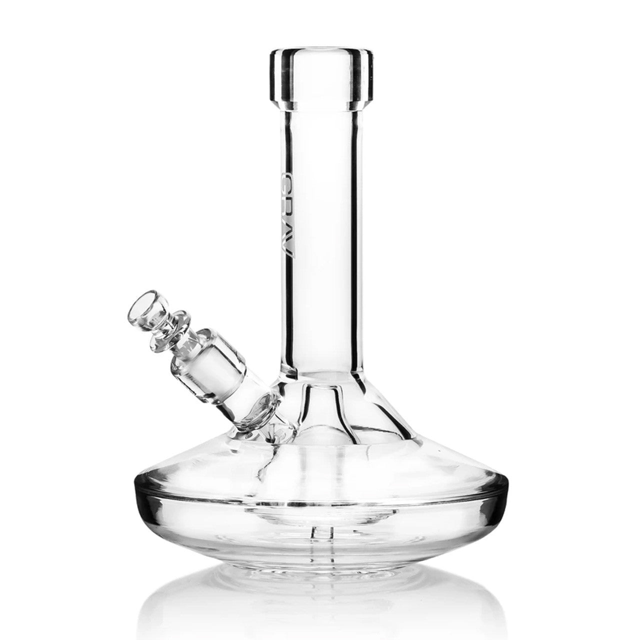 GRAV® - 8" Small Wide Base Beaker Water Pipe - with 14M Bowl