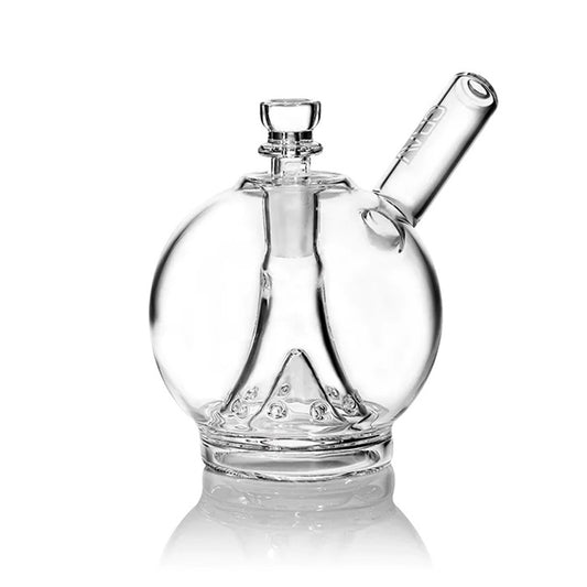 GRAV® - 4.5" Globe Bubbler Water Pipe - Clear