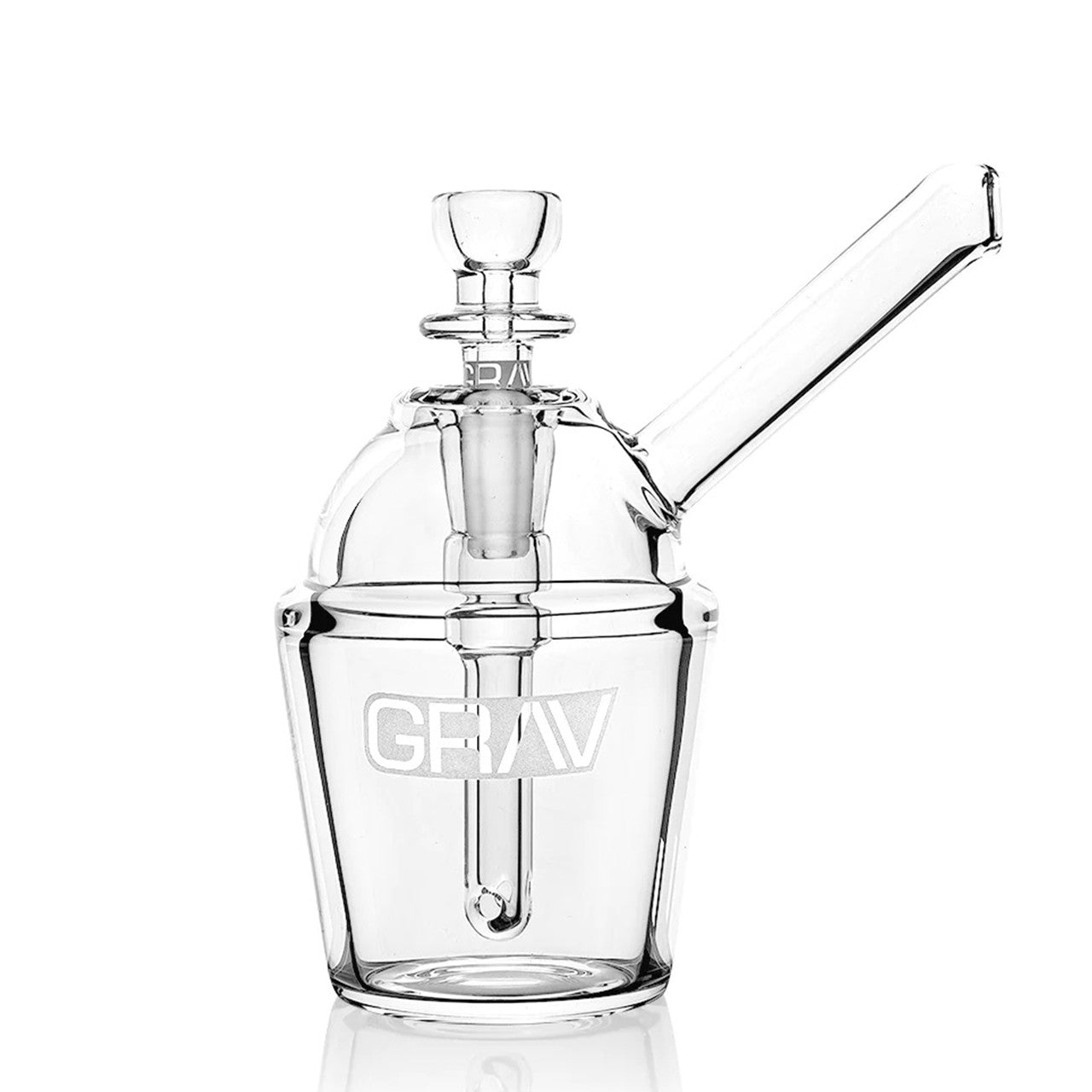 GRAV® - 2023 Slush Cup Pocket Bubbler Water Pipe - Clear - with 10M Bowl