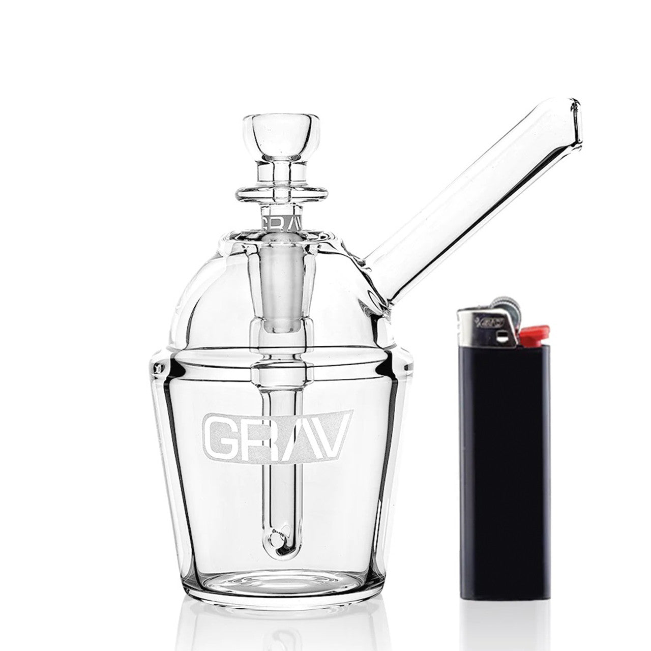 GRAV® - 2023 Slush Cup Pocket Bubbler Water Pipe - Clear - with 10M Bowl