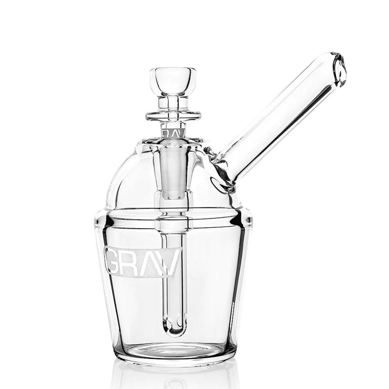 GRAV® - 2023 Slush Cup Pocket Bubbler Water Pipe - Clear - with 10M Bowl