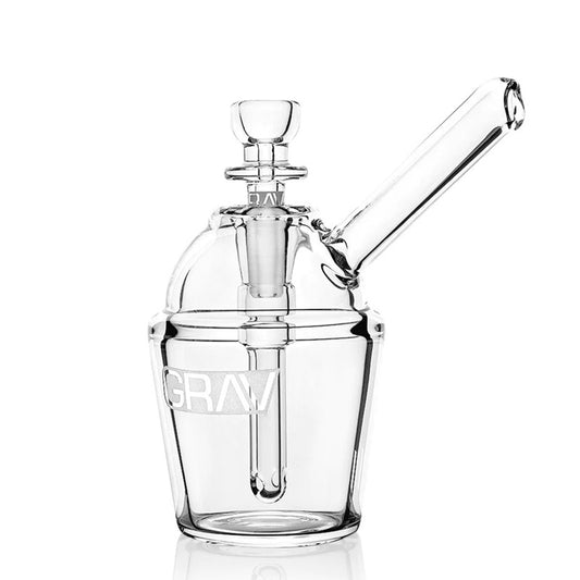 GRAV® - 2023 Slush Cup Pocket Bubbler Water Pipe - Clear - with 10M Bowl