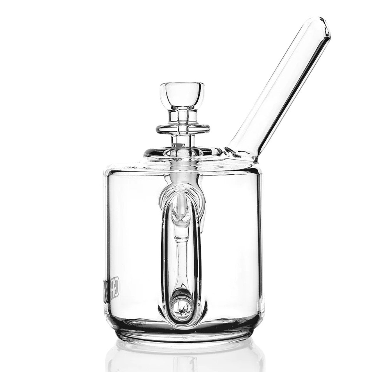 GRAV® - 2023 Coffee Mug Pocket Bubbler Water Pipe - Clear - with 10M Bowl