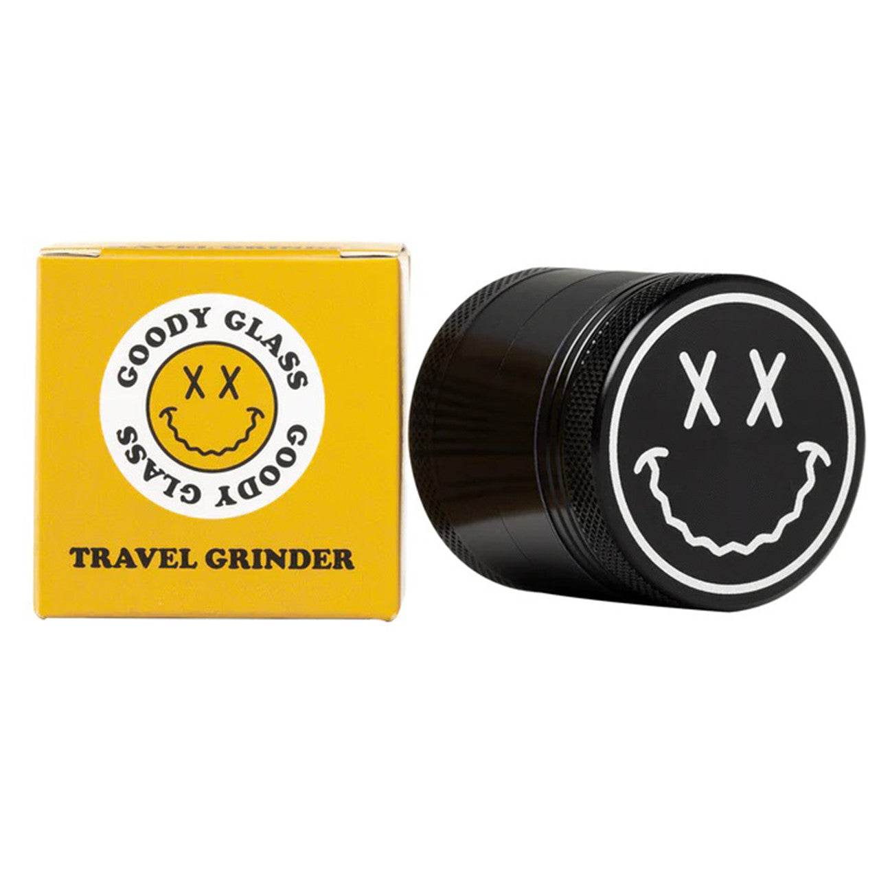 Goody Glass - 4 Part Travel 1.5" Grinder Big Face