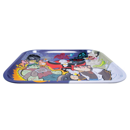 RAW®- Large Metal Rolling Tray - Monster Shesh