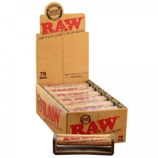 RAW® - Hemp Plastic Roller 79mm - Display of 12