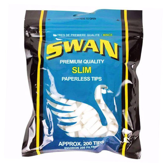 Swan - Slim Paperless Filter Tips - Bag of 200