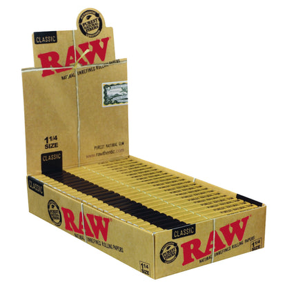 RAW® - Classic 1¼ Rolling Papers (50ct) - Display of 24