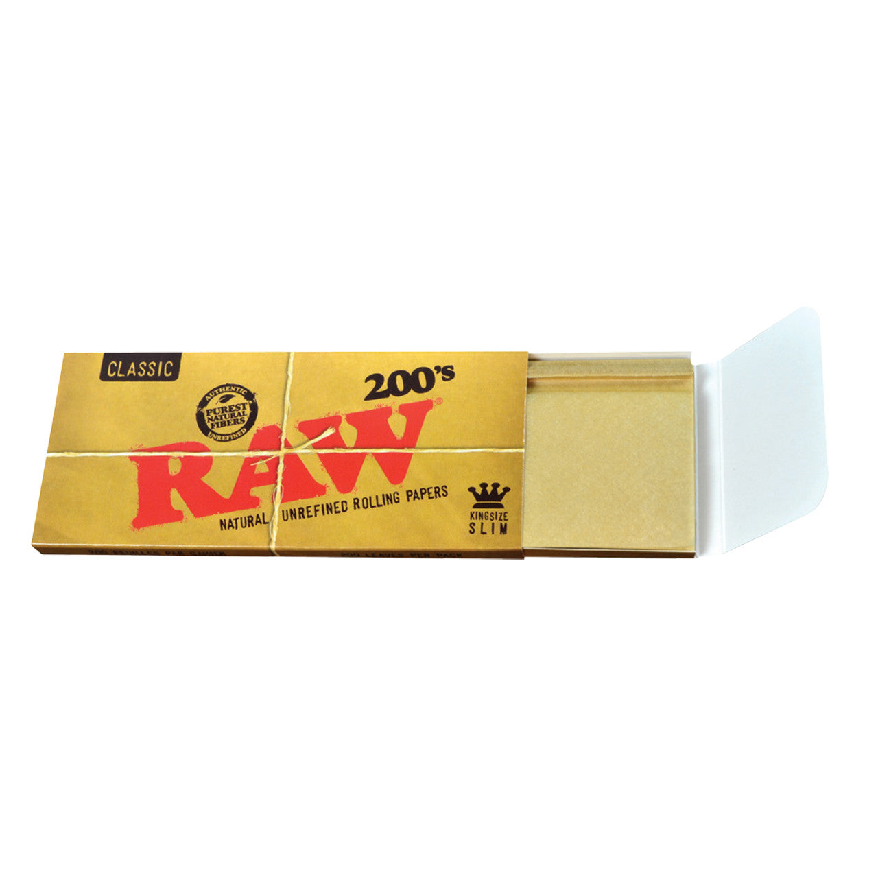 RAW® - Classic Rolling Papers King Size Slim 200's (200ct) - Display of 40