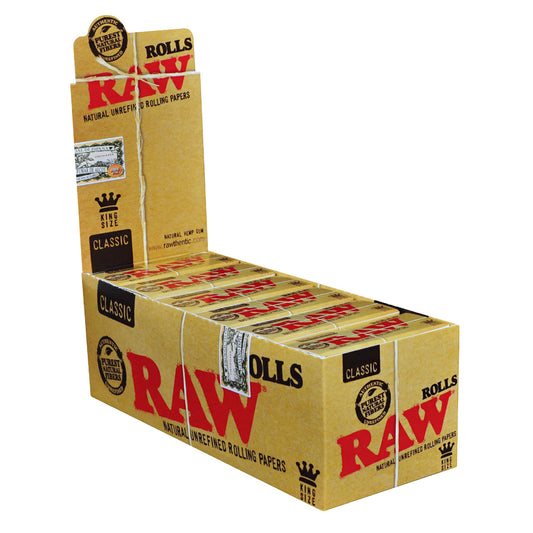 RAW® - Rolls Classic King Size (3m) - Display of 12