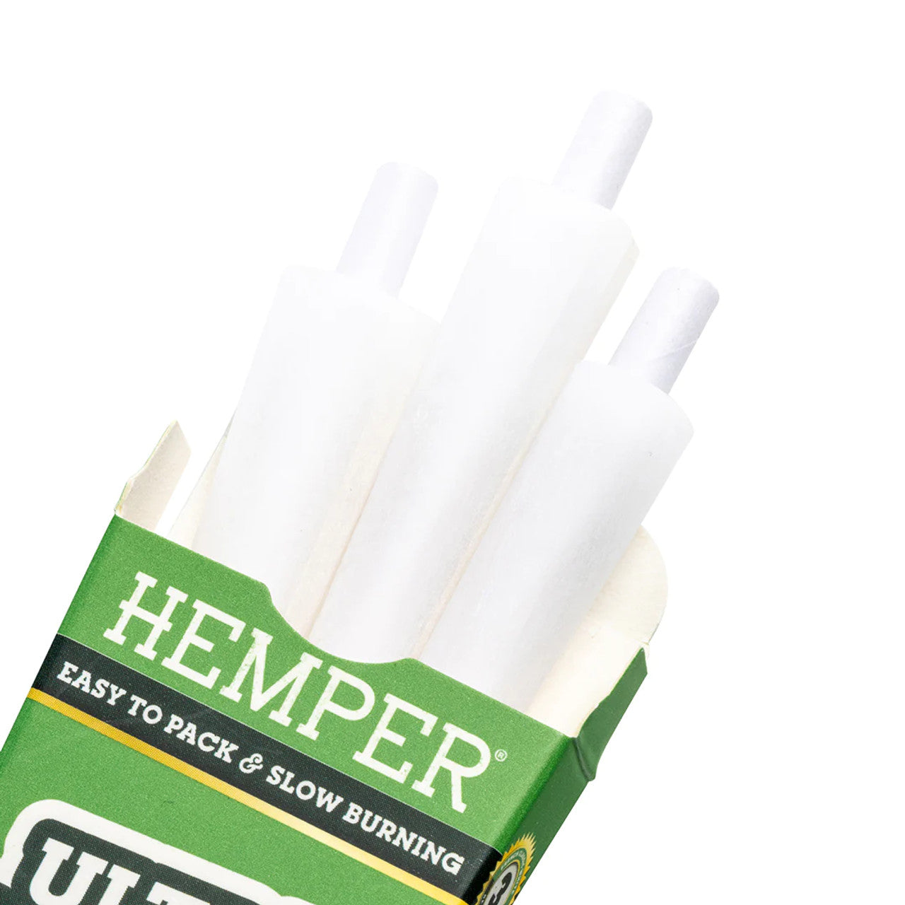 Hemper - King Size Ultra Thin White Paper Cones (3ct) - Display of 24